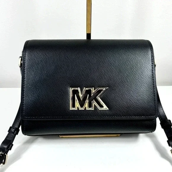 NWT Michael Kors leather MK Crossbody Bag - Picture 6 of 11